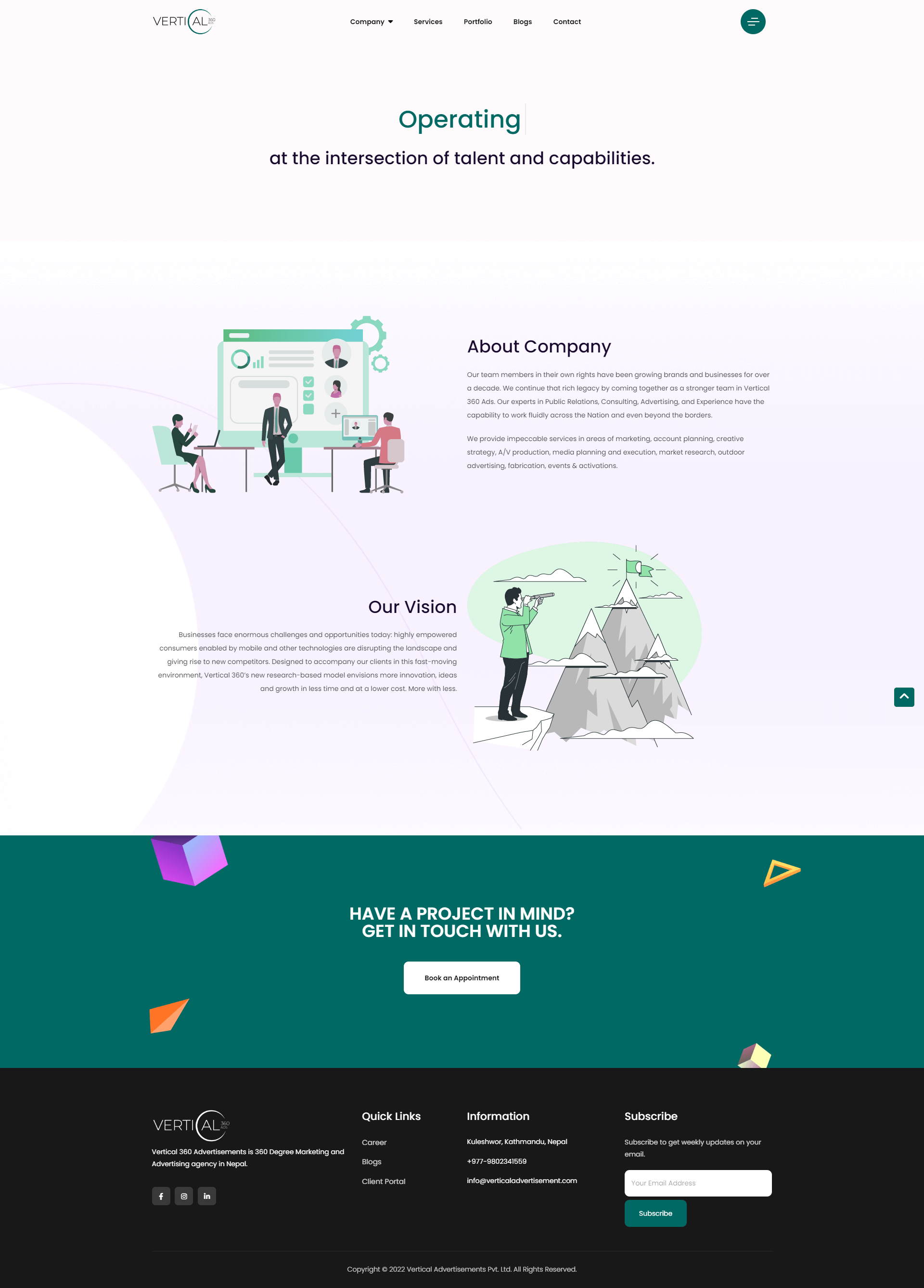 About Page - Vertical 360 Ads